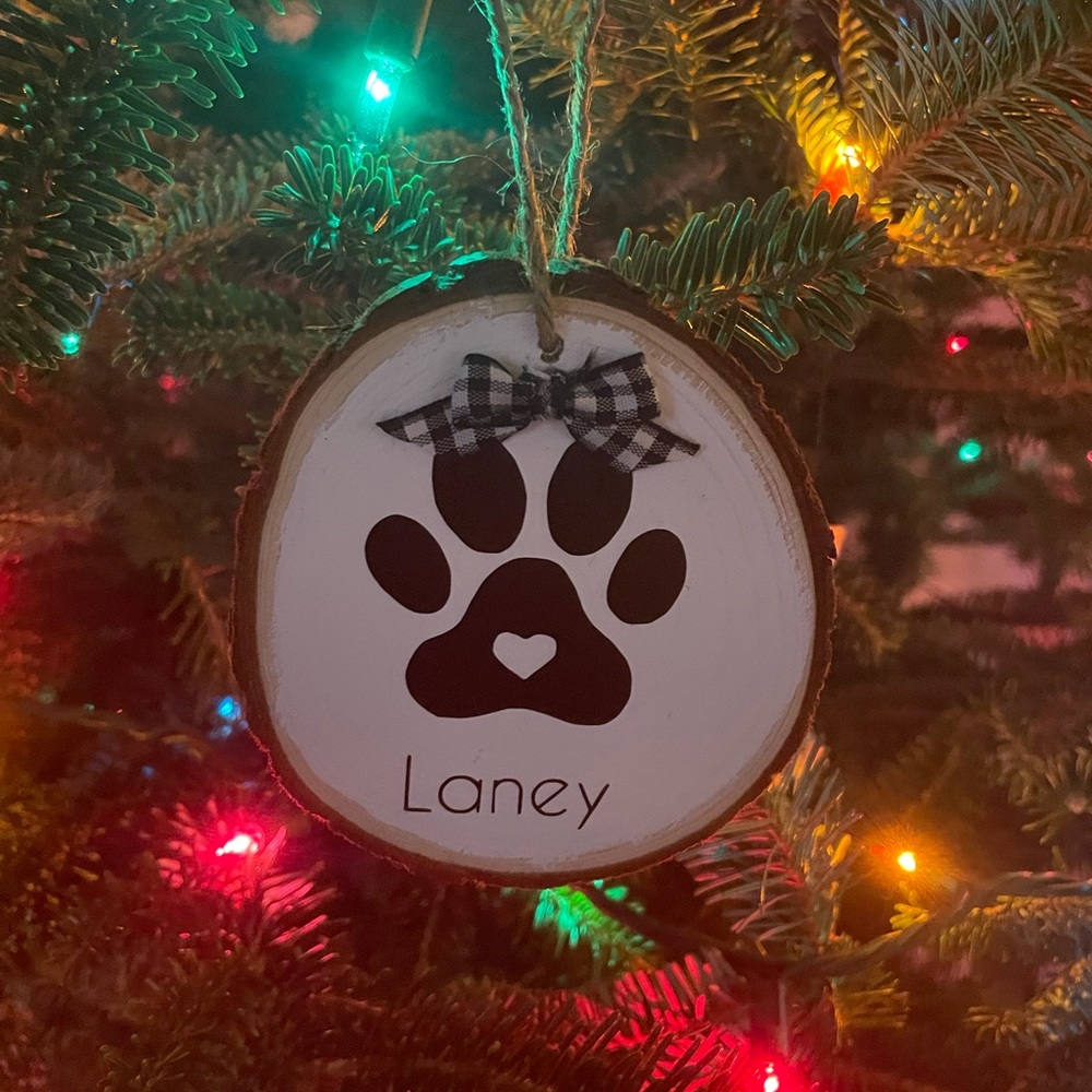 Personalized Pet Wooden Ornaments